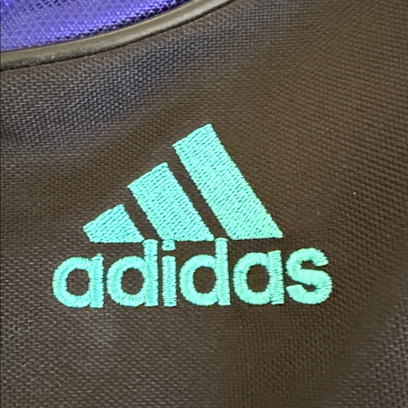 Adidas Purple, Blue, Pink Drawstring Sack Gym Bag - Picture 3 of 4